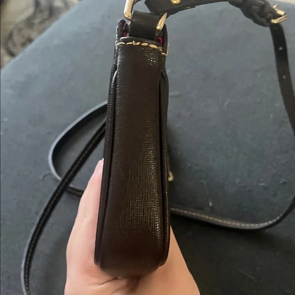 Dooney & Bourke Dark Brown Crossbody Bag - Picture 6 of 7